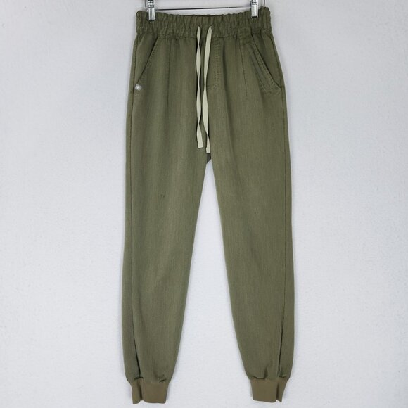 Figs Pants - FIGS Pants Womens Small Green Joggers High Rise Scrubs Bottom Medical Uniform